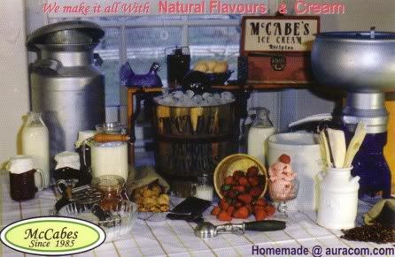 Postcard McCabe's Ice Cream - Postcard