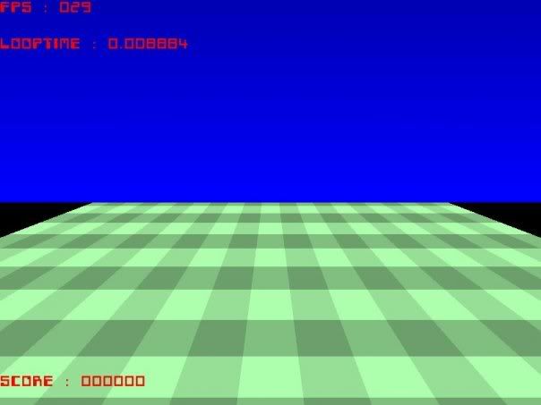 Space Harrier engine test 2