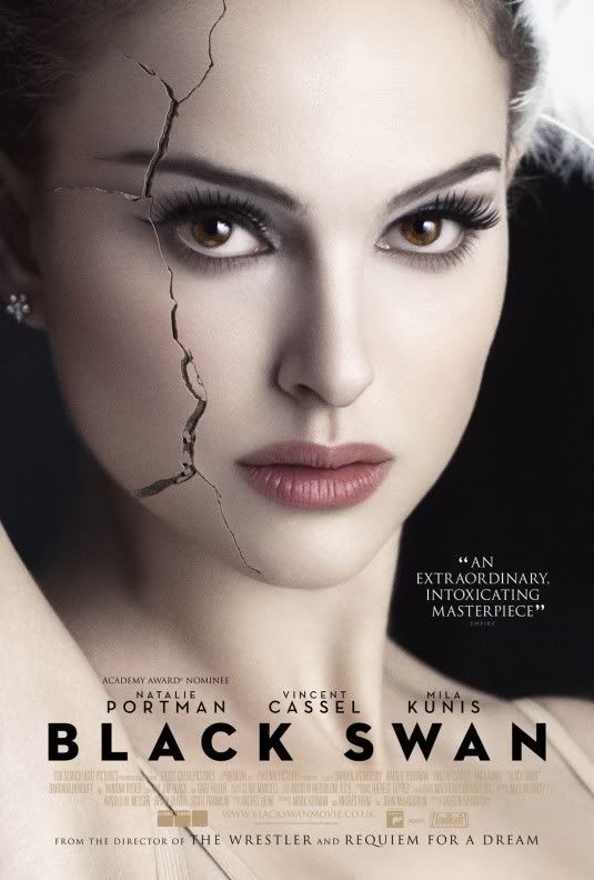 Black Swan Poster. Black Swan Face Stabbing.