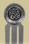 Oberon Design Pewter and Steel Celtic Circle Bookmark