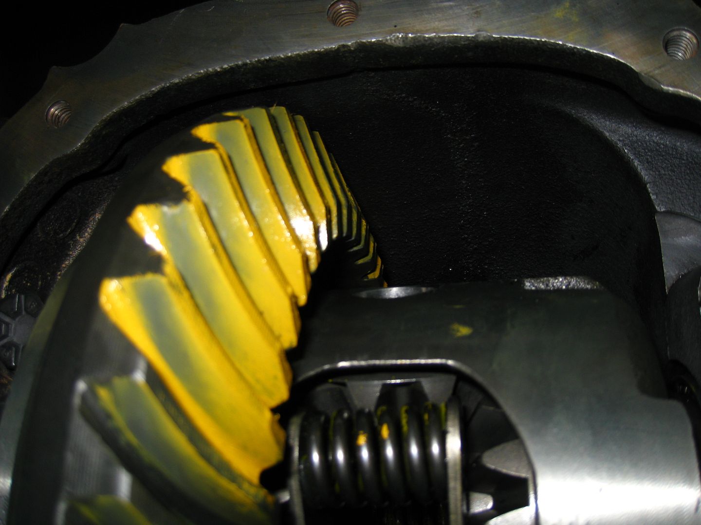 Gear install wear pattern advice