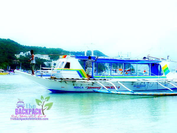 The colorful boat ride