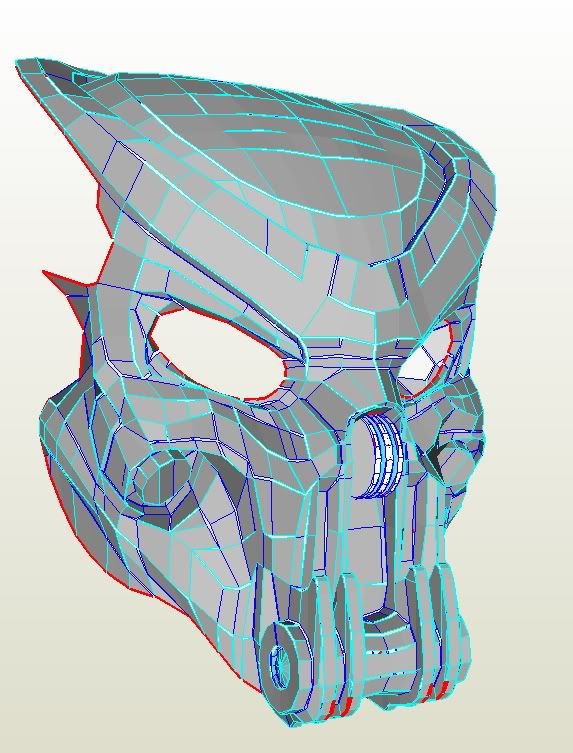 Predator Bio Mask - Pepakura (updated).