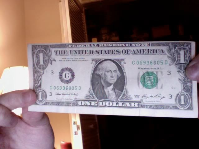 misprinted dollar bills