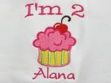 Birthday Cupcake: Size 18 Months available shirts
