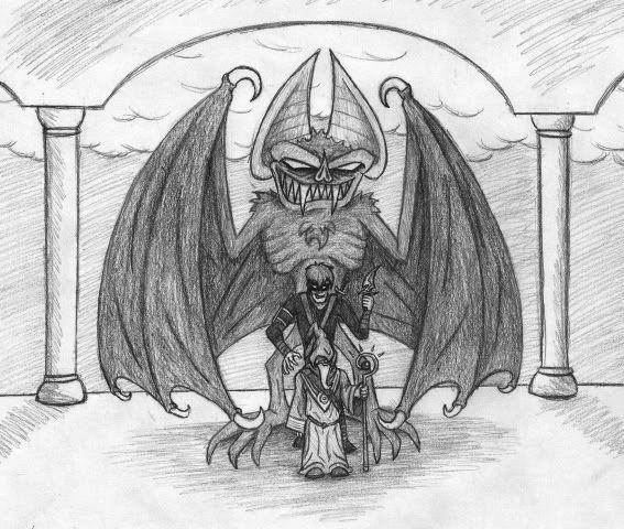 DSG 937: Fantasy: THE ASSASSIN SNEAKS UP BEHIND THE WIZARD AS THE BAT-THING DESCENDS DSG 937: Fantasy: THE ASSASSIN SNEAKS UP BEHIND THE WIZARD AS THE BAT-THING DESCENDS