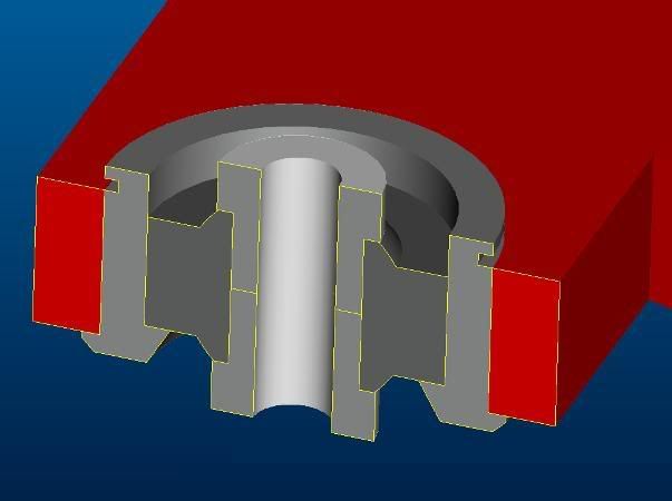 spherical bearing housing