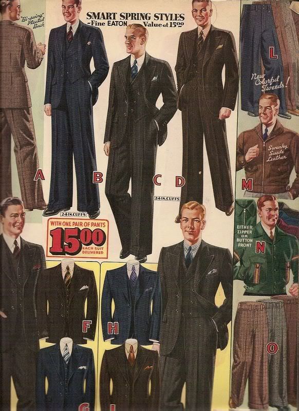 1930's suits #3 Pictures, Images and Photos