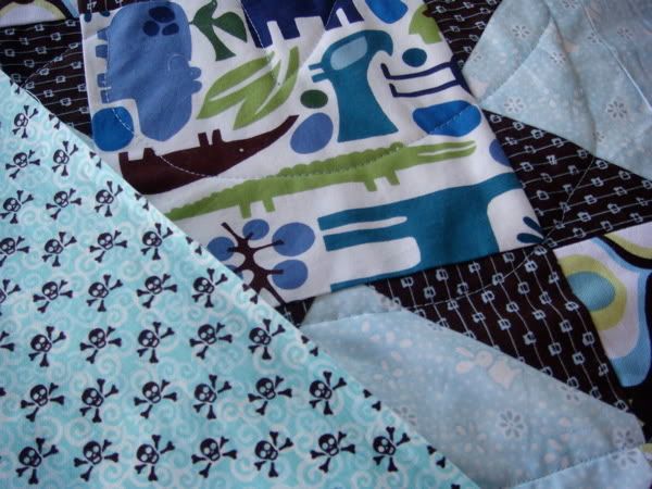 Mano Baby Quilt - Top &amp; Back