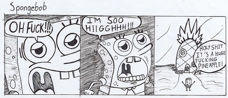 comic strip spongebob