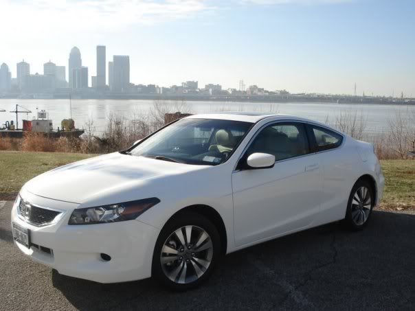 Honda Accord Coupe White 2008