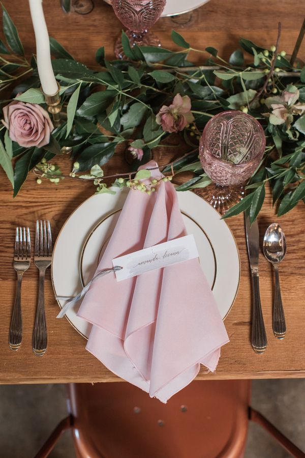  Modern Industrial Meets Rose Gold Romance Wedding Inspiration