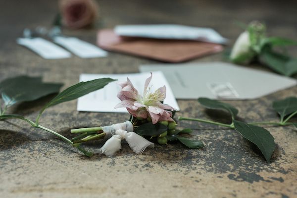  Modern Industrial Meets Rose Gold Romance Wedding Inspiration