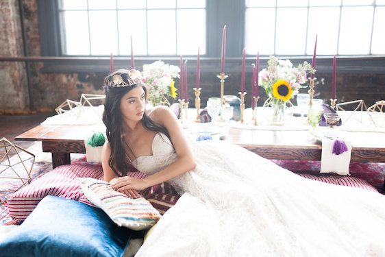  Vibrant Boho Industrial Styled Shoot