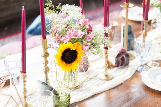  Vibrant Boho Industrial Styled Shoot