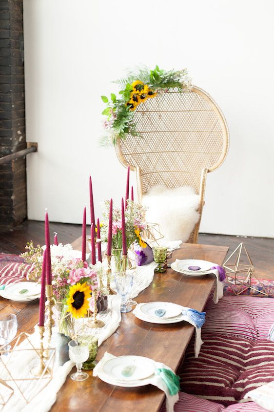  Vibrant Boho Industrial Styled Shoot