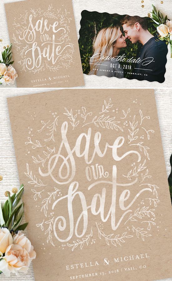 Save the Date with Minted + Promo Code The Perfect Palette