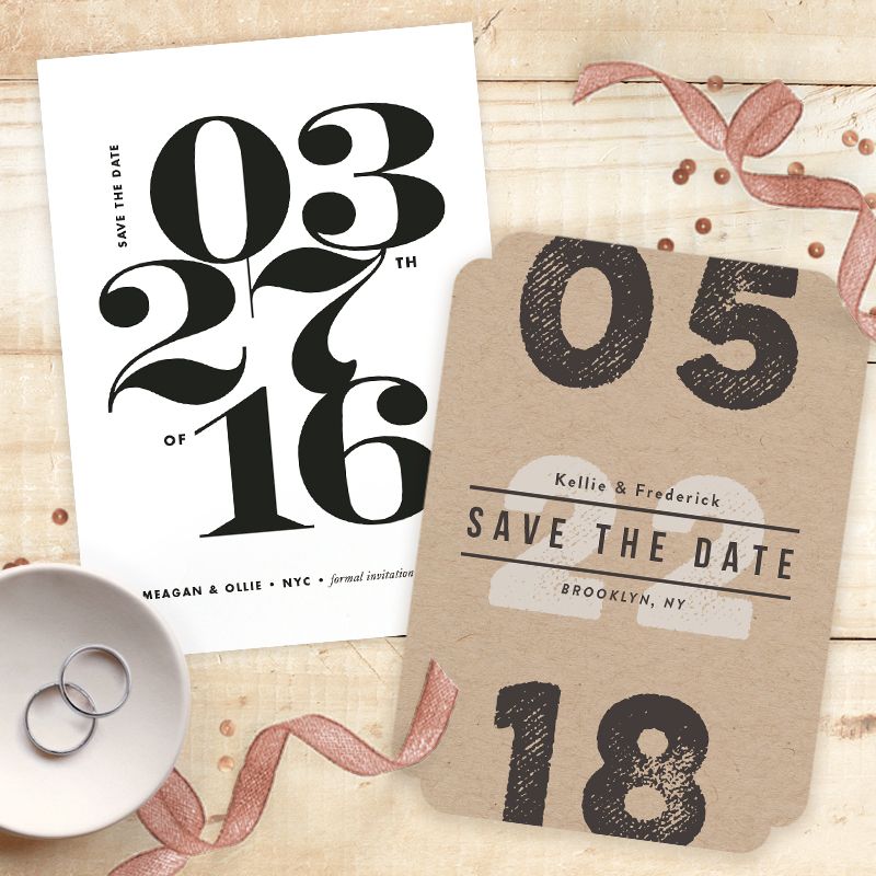 Save the Date with Minted + Promo Code The Perfect Palette