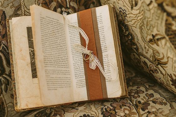  Chocolate & Antique Books Inspired Style Shoot