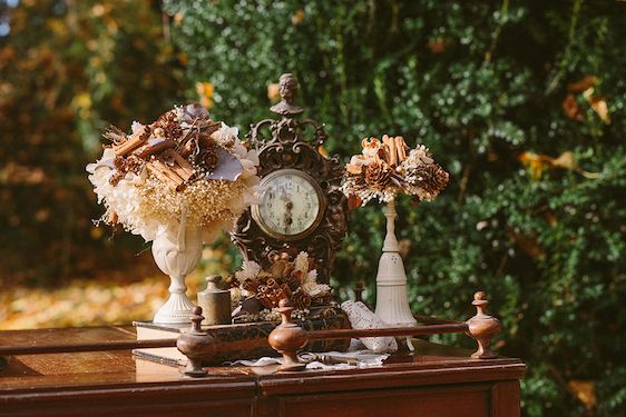  Chocolate & Antique Books Inspired Style Shoot