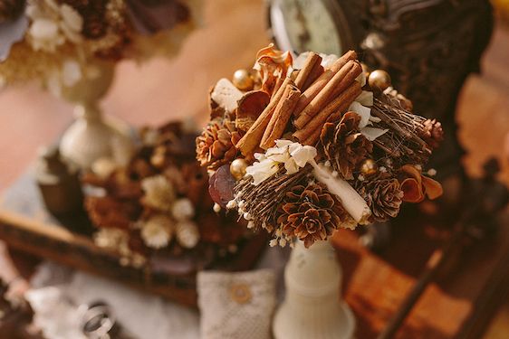  Chocolate & Antique Books Inspired Style Shoot