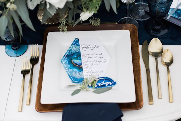  A Geode Inspired Wedding Shoot in Sonoma Valley