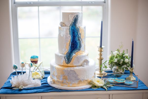  A Geode Inspired Wedding Shoot in Sonoma Valley