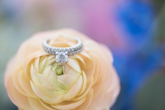  Wedding Inspiration Featuring Pantone's Rose Quartz & Serenity 