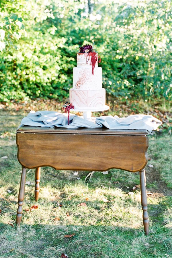  Charming Backyard Elopement in Rich Tones and Copper