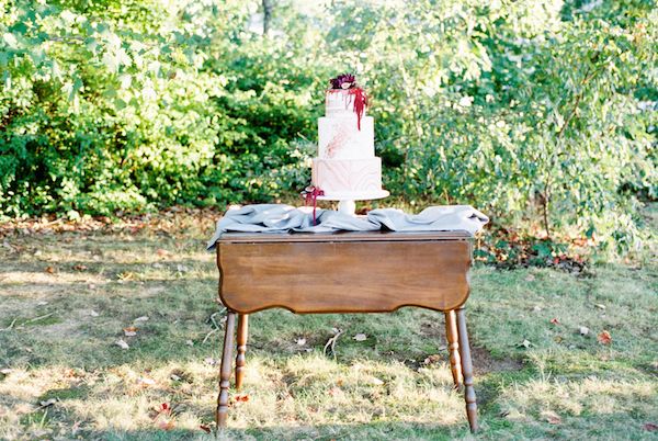  Charming Backyard Elopement in Rich Tones and Copper