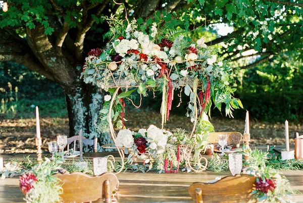  Charming Backyard Elopement in Rich Tones and Copper