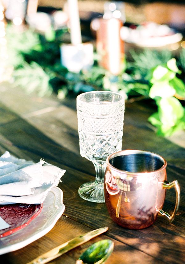  Charming Backyard Elopement in Rich Tones and Copper