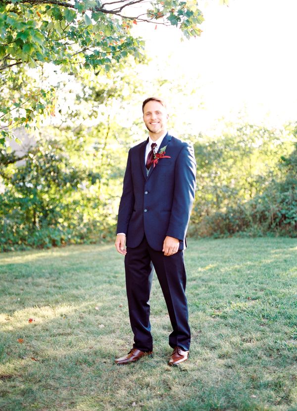  Charming Backyard Elopement in Rich Tones and Copper