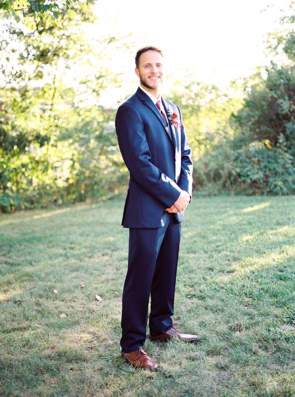  Charming Backyard Elopement in Rich Tones and Copper