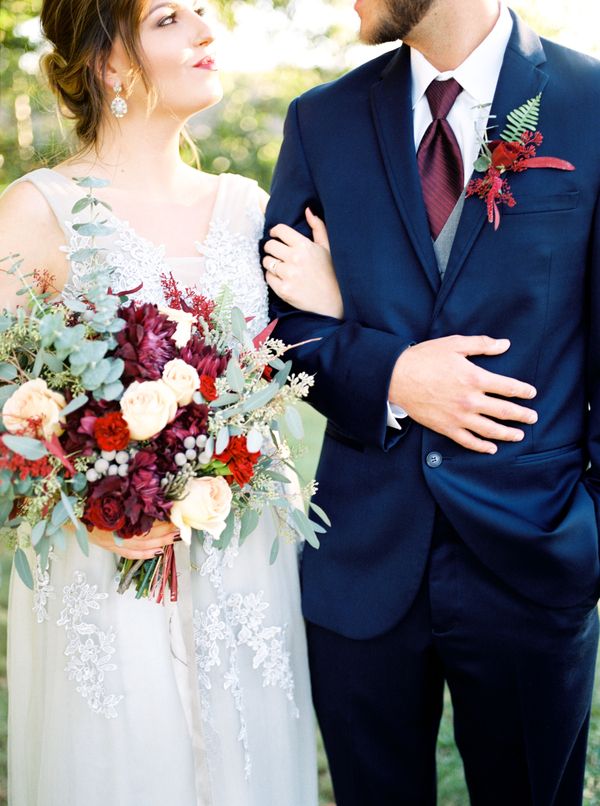  Charming Backyard Elopement in Rich Tones and Copper