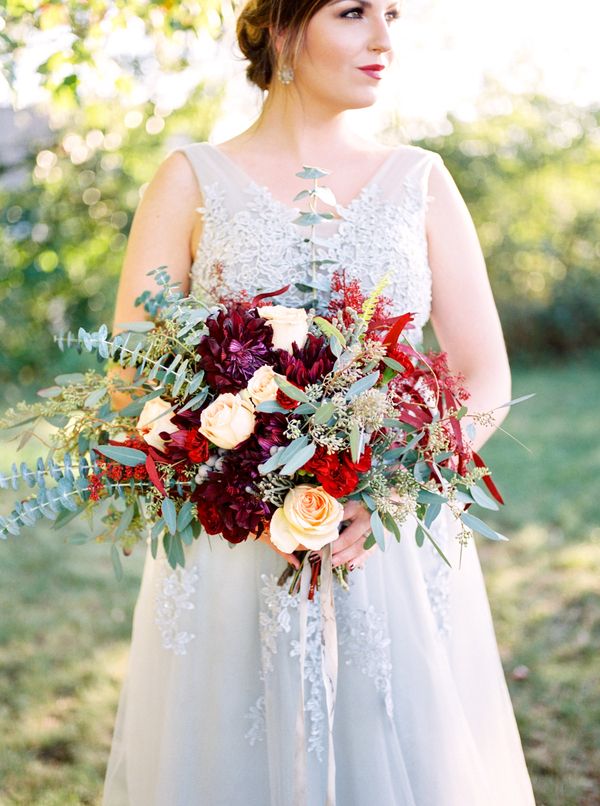  Charming Backyard Elopement in Rich Tones and Copper