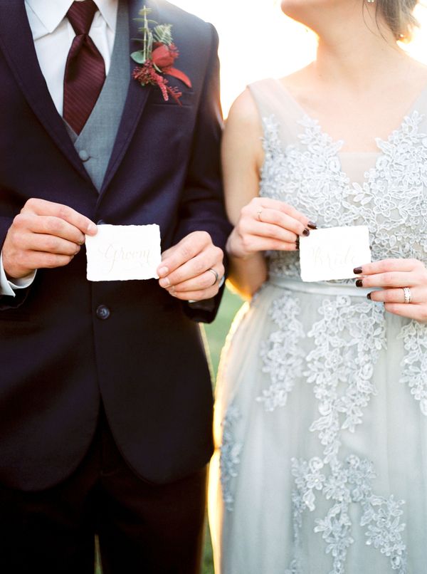  Charming Backyard Elopement in Rich Tones and Copper