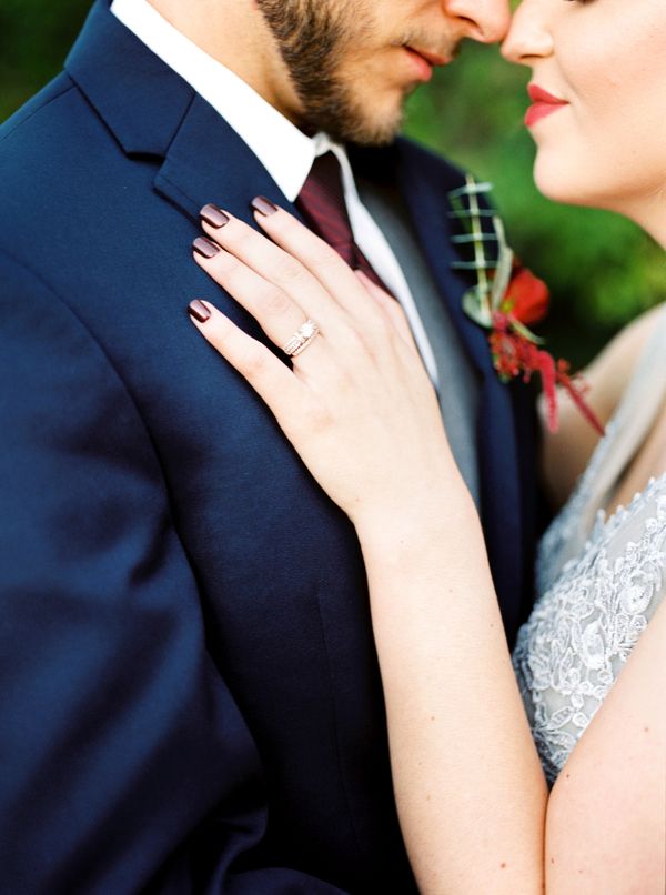  Charming Backyard Elopement in Rich Tones and Copper