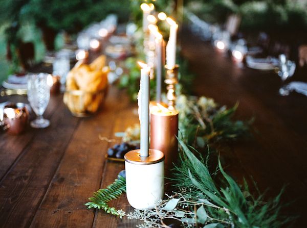  Charming Backyard Elopement in Rich Tones and Copper