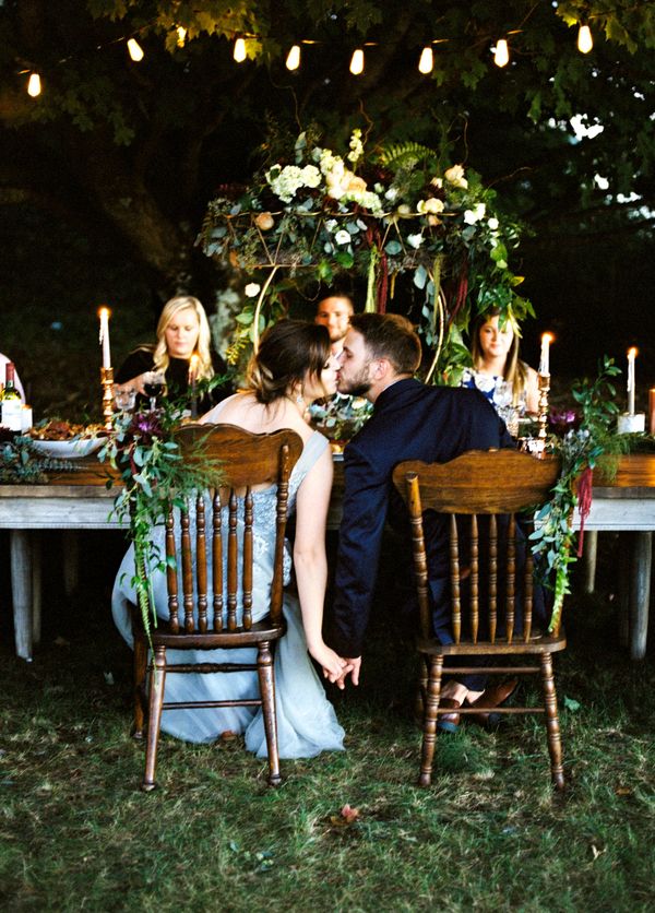  Charming Backyard Elopement in Rich Tones and Copper