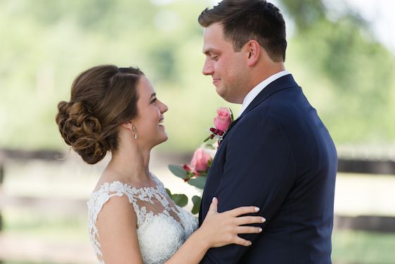  Woodland Chapel Wedding with Cranberry & Lace