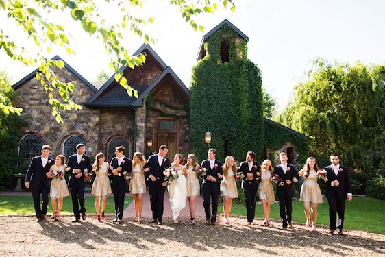  Woodland Chapel Wedding with Cranberry & Lace