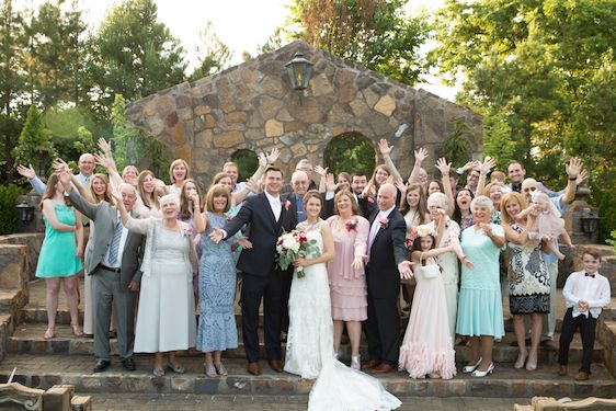  Woodland Chapel Wedding with Cranberry & Lace