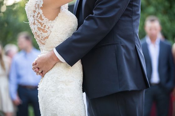  Woodland Chapel Wedding with Cranberry & Lace