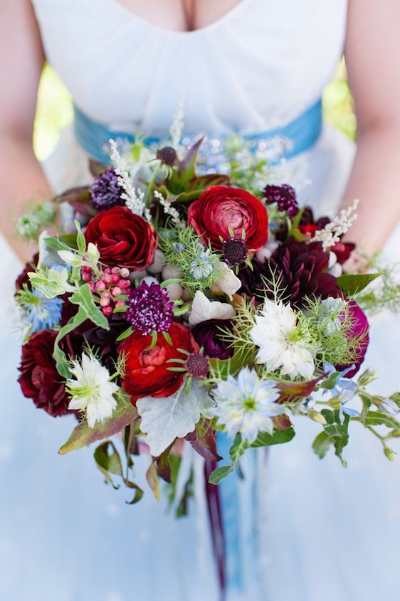  A Cranberry & Navy Blue Wedding with DIY details galore!, Captured by Sarah and Ben Photograhy with florals by A to Zinnias