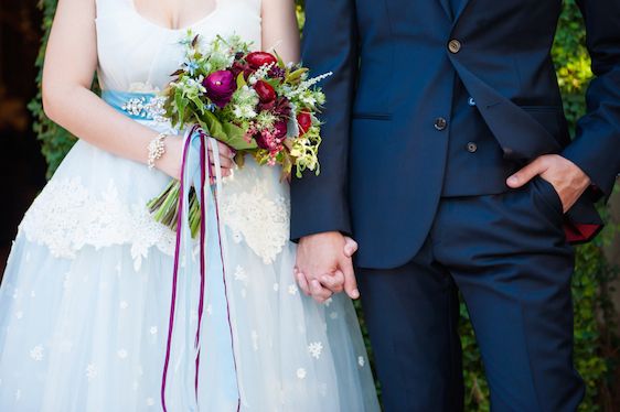  A Cranberry & Navy Blue Wedding with DIY details galore!, Captured by Sarah and Ben Photograhy with florals by A to Zinnias