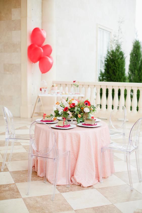  Galentine's Day Gala with Tangerine Sangria, Captured by Laura Foote Photography, Styling by Amber Veatch Designs, Florals by Ashton Events 