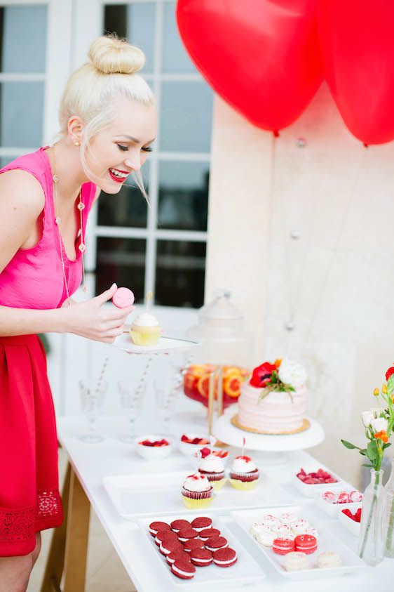 Galentine's Day Gala with Tangerine Sangria, Captured by Laura Foote Photography, Styling by Amber Veatch Designs, Florals by Ashton Events