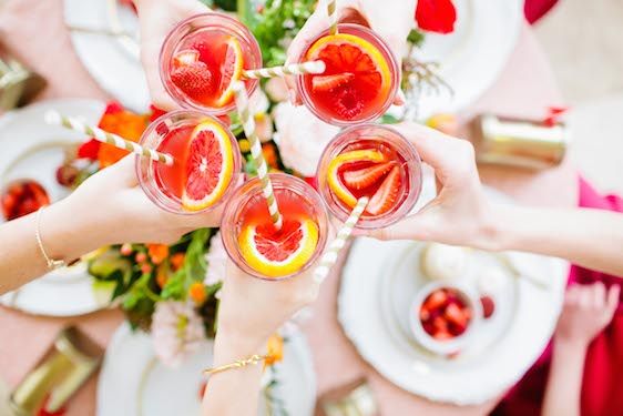  Galentine's Day Gala with Tangerine Sangria, Captured by Laura Foote Photography, Styling by Amber Veatch Designs, Florals by Ashton Events