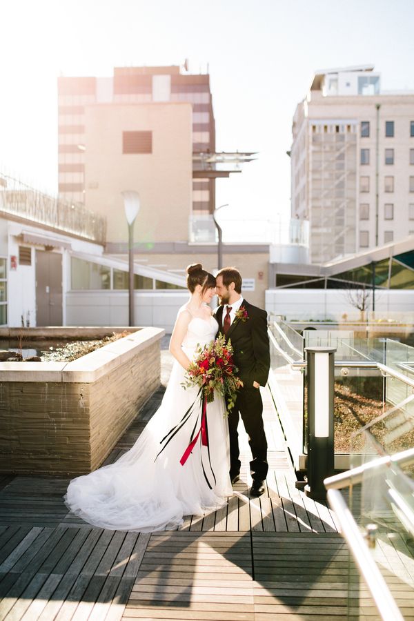  Rooftop Wedding Inspiration in Roanoke